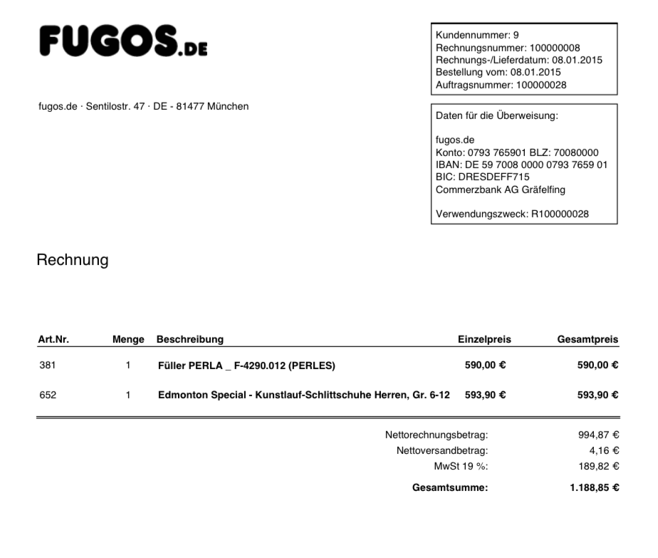PDF-Layout von fugos.de